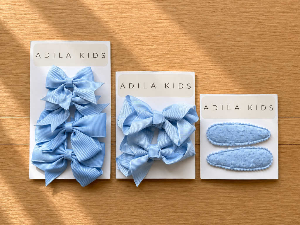 Blue Bow Set