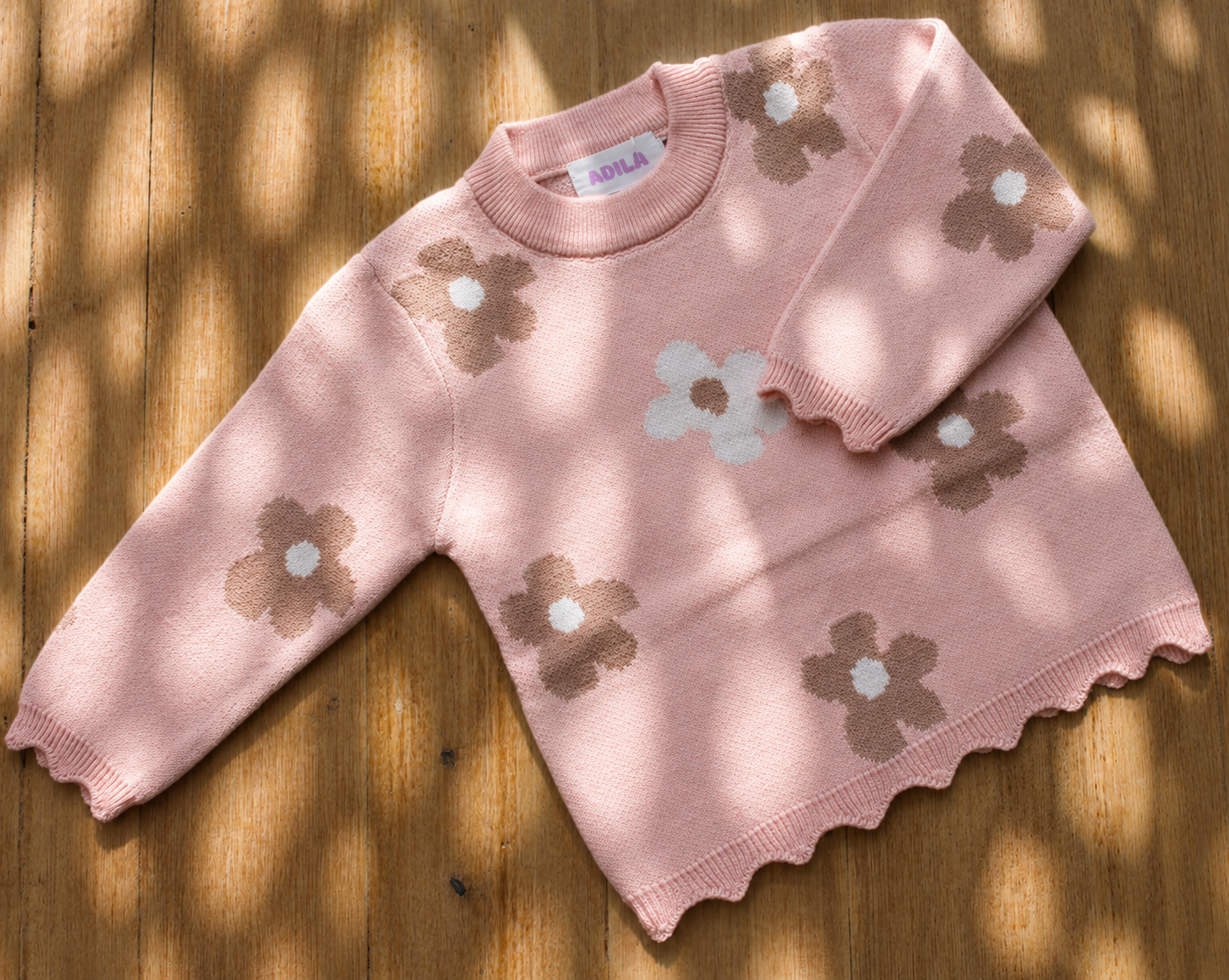 Blush Blossom Knit Set