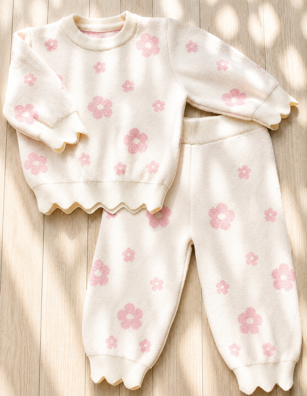 Sweet Daisy Knit Set