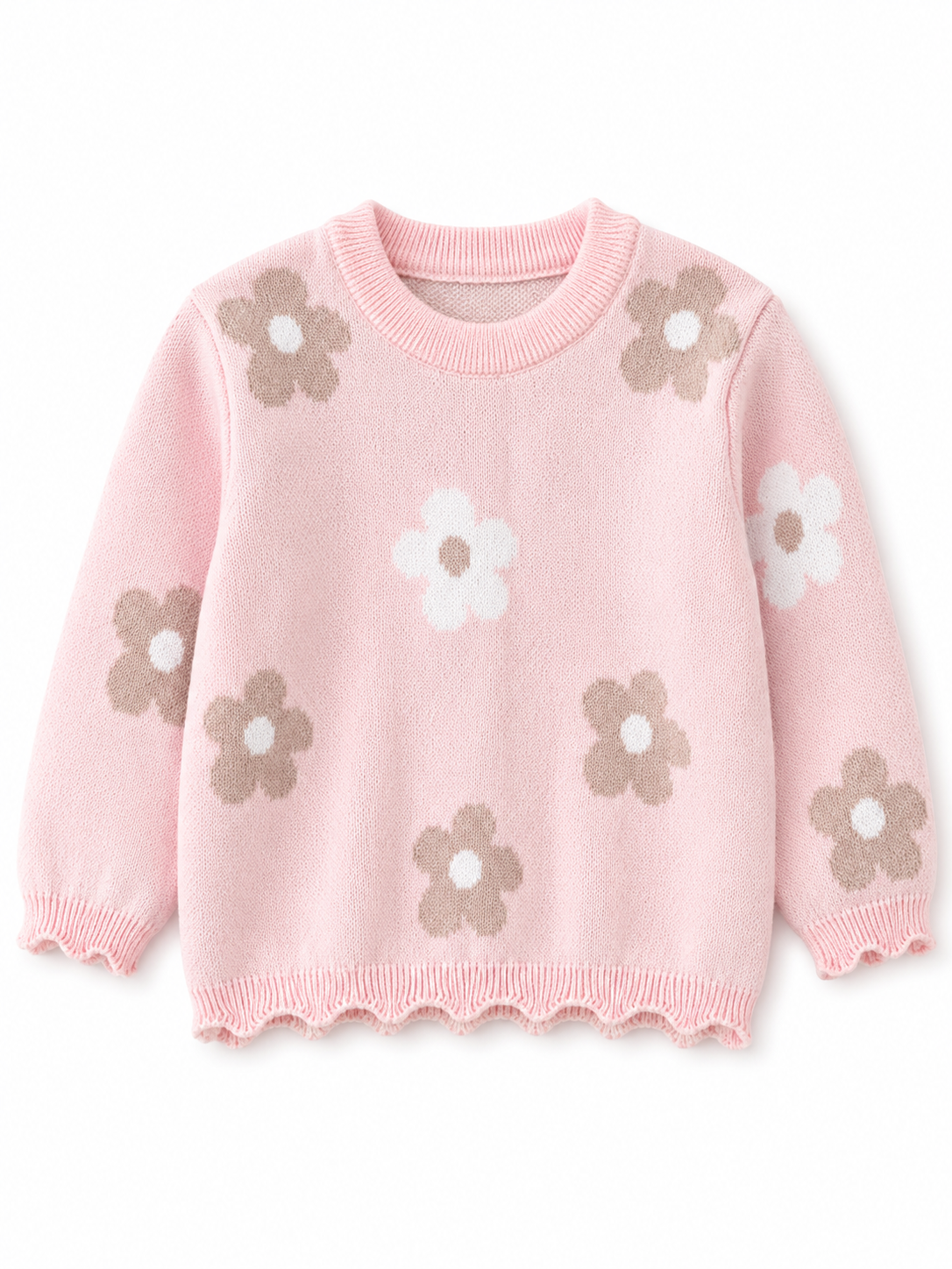 Blush Blossom Knit Set