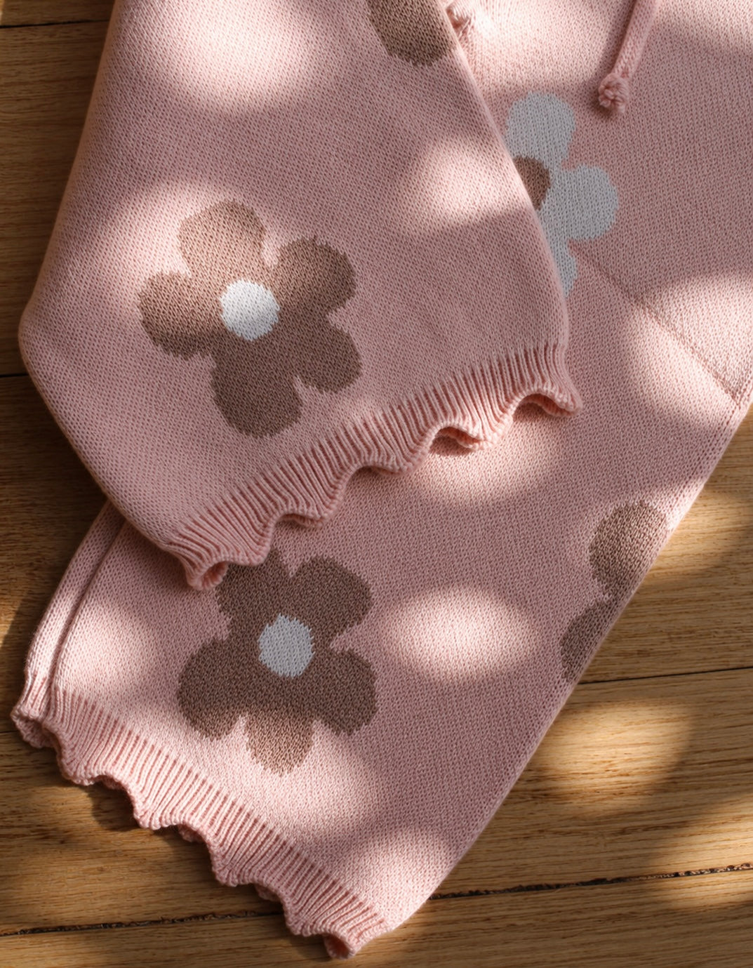 Blush Blossom Knit Set